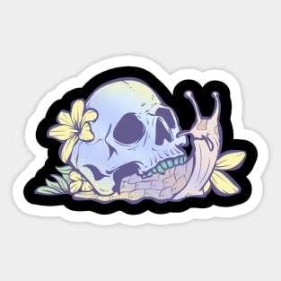 Pastel Goth Kawaii Eboy Egirl Emo Cute Skull Snail Grunge Sticker